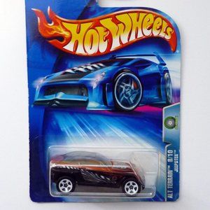 Hot Wheels Jeepster #171 Alt Terrain 8/10 Brown Die-Cast Car 2003